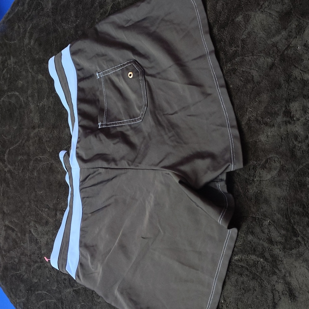 Women's Black and Blue SWIM Shorts SWIMWEAR FREE COUNTRY - Picture 9 of 15